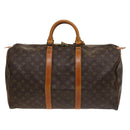 LOUIS VUITTON Monogram Keepall 50 Boston Bag M41426 LV Auth 132281-3