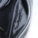 BURBERRY Nova Check Shoulder Bag Leather Black Gold Auth 132286-16