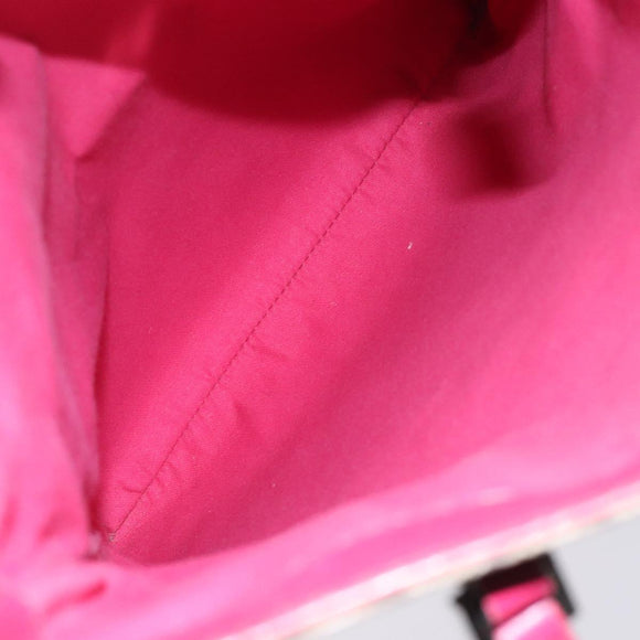 GUCCI GG Supreme Hand Bag PVC Beige Silver 117551 Auth 132297