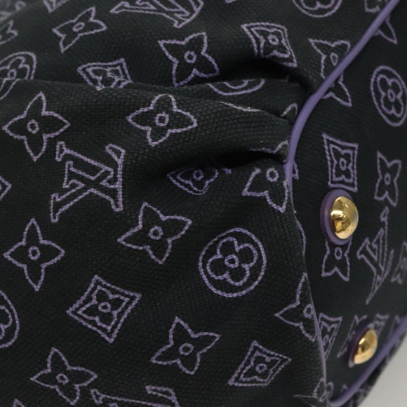 LOUIS VUITTON Beach line Cabas Ipanema PM Bag Canvas Purple M95983 Auth 132301