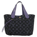 LOUIS VUITTON Beach line Cabas Ipanema PM Bag Canvas Purple M95983 Auth 132301-13