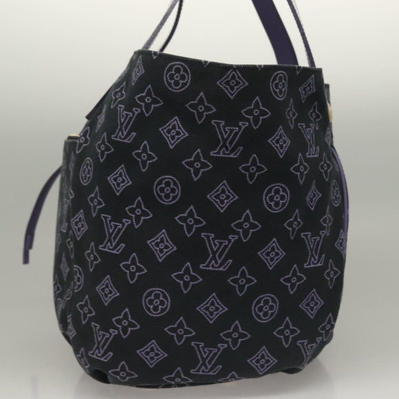 LOUIS VUITTON Beach line Cabas Ipanema PM Bag Canvas Purple M95983 Auth 132301