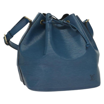 LOUIS VUITTON Epi Petit Noe Shoulder Bag Blue M44105 LV Auth 132303