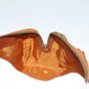 MCM Logogram Vicetos Mini Boston Bag PVC Leather 2way Brown Gold Auth 132305-18