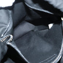 BURBERRY Blue Label Tote Bag Straw Gold Black Auth 132307-21