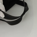 BURBERRY Blue Label Tote Bag Straw Gold Black Auth 132307-8