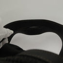 BURBERRY Blue Label Tote Bag Straw Gold Black Auth 132307-9