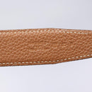 HERMES Constance Belt Leather 38.6"" Brown Auth 132309-11