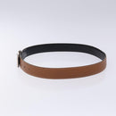 HERMES Constance Belt Leather 38.6"" Brown Auth 132309-4