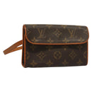 LOUIS VUITTON Monogram Pochette Florentine Waist bag M51855 LV Auth 132335-1