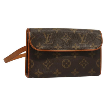 LOUIS VUITTON Monogram Pochette Florentine Waist bag M51855 LV Auth 132335