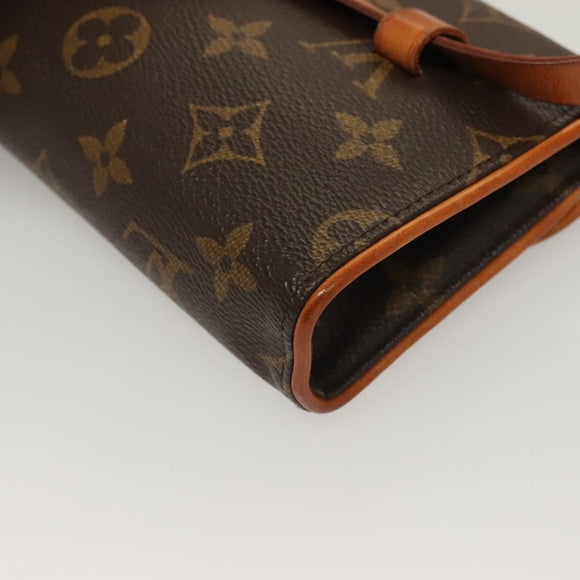 LOUIS VUITTON Monogram Pochette Florentine Waist bag M51855 LV Auth 132335