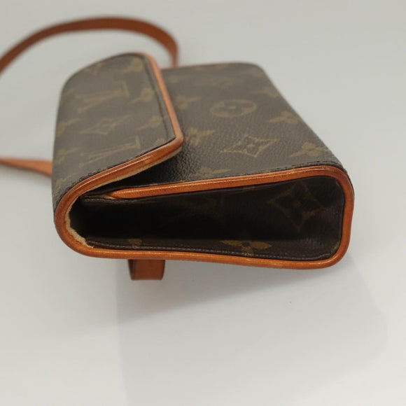 LOUIS VUITTON Monogram Pochette Florentine Waist bag M51855 LV Auth 132335