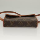 LOUIS VUITTON Monogram Pochette Florentine Waist bag M51855 LV Auth 132335-9
