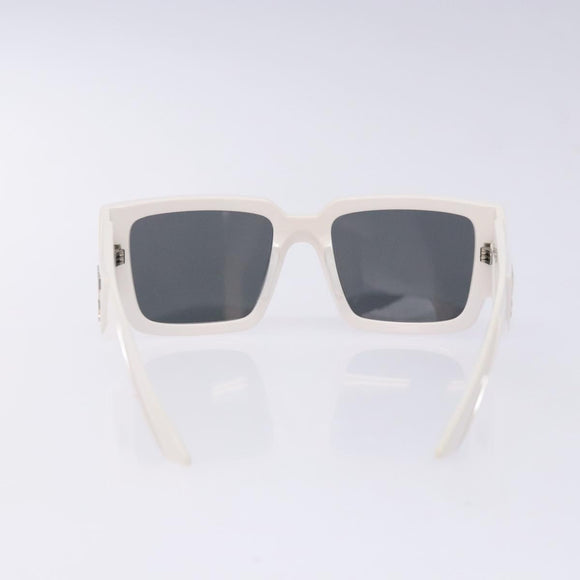 PRADA Sunglasses plastic White Auth 132348