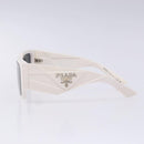 PRADA Sunglasses plastic White Auth 132348-4