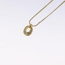 Christian Dior Necklace metal Gold Auth 132359-3