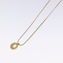 Christian Dior Necklace metal Gold Auth 132359-8