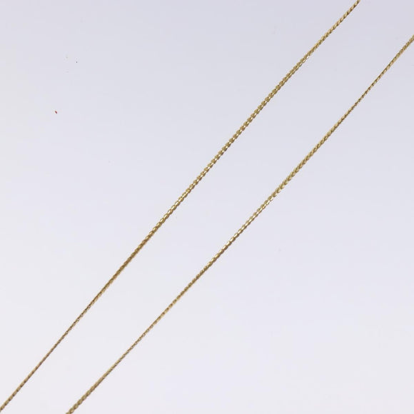 Christian Dior Necklace metal Gold Auth 132359