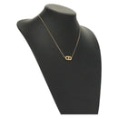 Christian Dior Necklace metal Gold Auth 132360-1