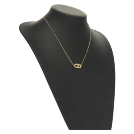 Christian Dior Necklace metal Gold Auth 132360