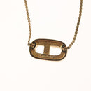Christian Dior Necklace metal Gold Auth 132360-10