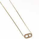 Christian Dior Necklace metal Gold Auth 132360-4