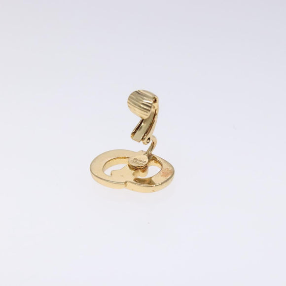 Christian Dior Earring metal Gold Auth 132361