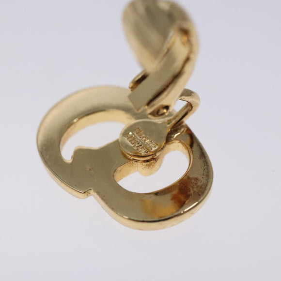Christian Dior Earring metal Gold Auth 132361