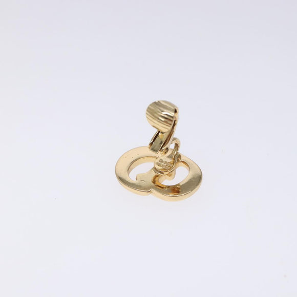 Christian Dior Earring metal Gold Auth 132361