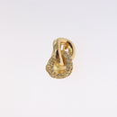 Christian Dior Earring metal Gold Auth 132362-2