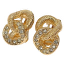 Christian Dior Earring metal Gold Auth 132363-1