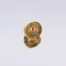Christian Dior Earring metal Gold Auth 132363-2