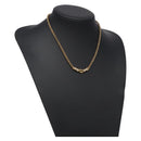 Christian Dior Necklace metal Gold Auth 132364-1