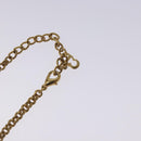 Christian Dior Necklace metal Gold Auth 132364-10