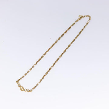 Christian Dior Necklace metal Gold Auth 132364 - 0