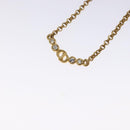 Christian Dior Necklace metal Gold Auth 132364-3