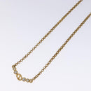 Christian Dior Necklace metal Gold Auth 132364-4