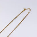 Christian Dior Necklace metal Gold Auth 132364-5