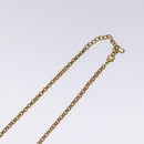 Christian Dior Necklace metal Gold Auth 132364-9