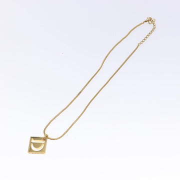 Christian Dior Necklace metal Gold Auth 132365 - 0