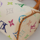 LOUIS VUITTON Monogram Multicolor Mini Speedy Bag White M92645 LV Auth 132394-15