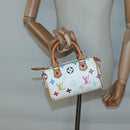 LOUIS VUITTON Monogram Multicolor Mini Speedy Bag White M92645 LV Auth 132394-20