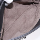 BOTTEGA VENETA INTRECCIATO Shoulder Bag Leather Black Auth 132398-11