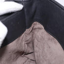 BOTTEGA VENETA INTRECCIATO Shoulder Bag Leather Black Auth 132398-18