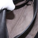 BOTTEGA VENETA INTRECCIATO Shoulder Bag Leather Black Auth 132398-20