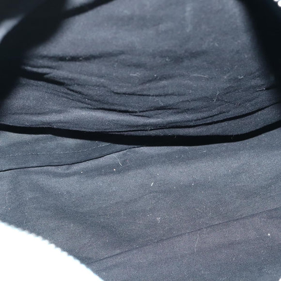 BALENCIAGA The Giant Brief Hand Bag Nylon Light Blue Silver Auth 132399