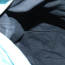 BALENCIAGA The Giant Brief Hand Bag Nylon Light Blue Silver Auth 132399-19