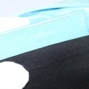 BALENCIAGA The Giant Brief Hand Bag Nylon Light Blue Silver Auth 132399-12