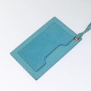 BALENCIAGA The Giant Brief Hand Bag Nylon Light Blue Silver Auth 132399-21